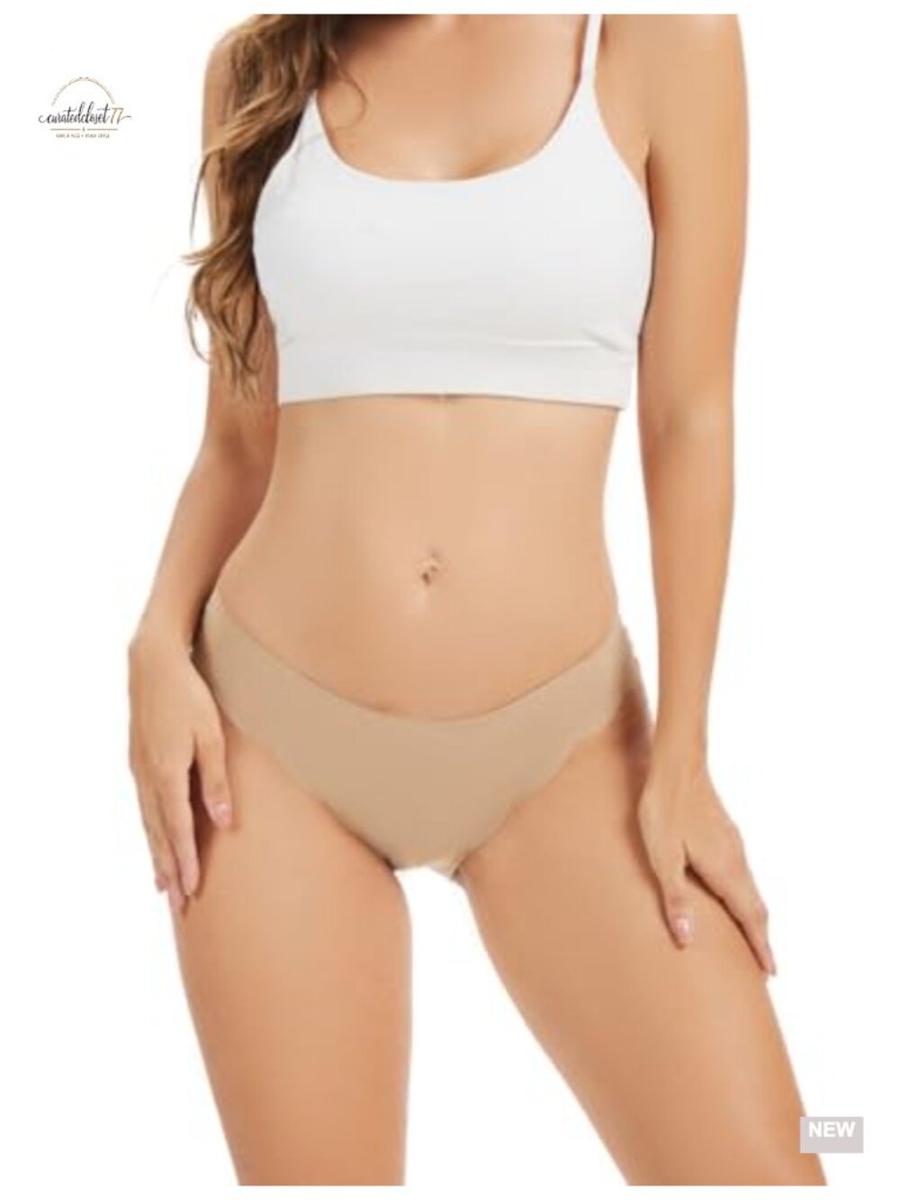 Seamless No Show Wave Edge Low Rise Bikini Panties 6 Pack - Picture 5 of 6
